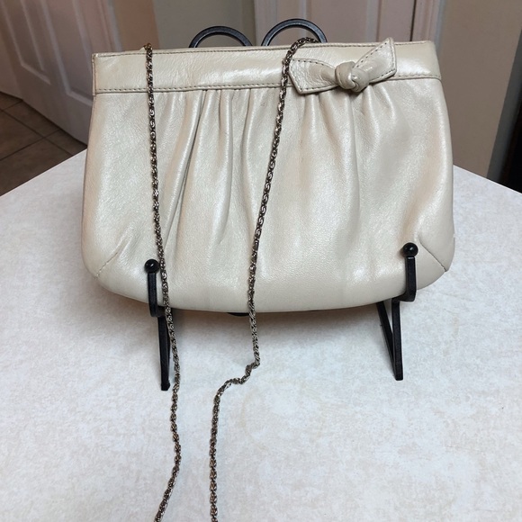 Vintage leather crossbody clutch - Picture 1 of 5